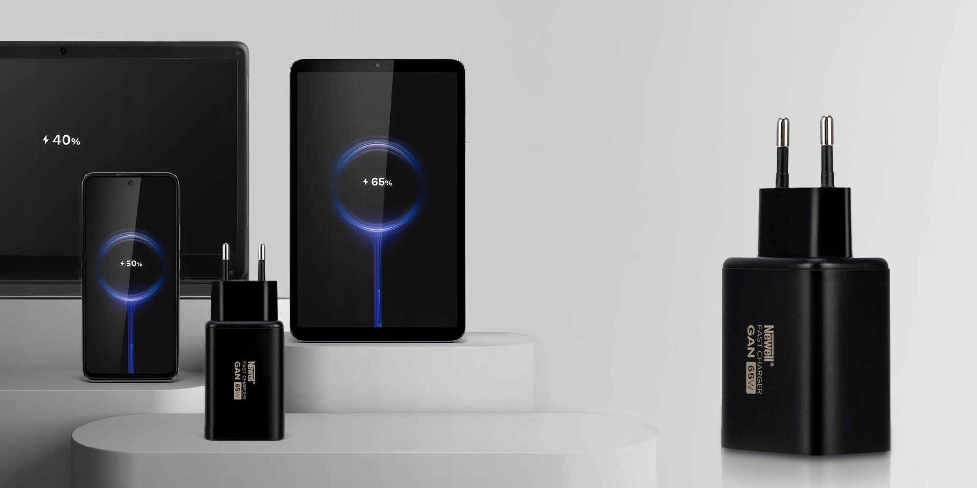 Ładowarka sieciowa Newell GaN 65 W - EU